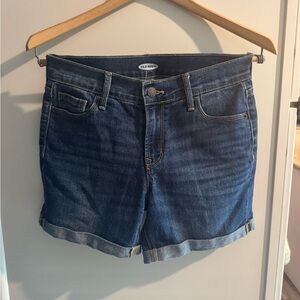 Old Navy Blue Jean Shorts Mid-Thigh Casual